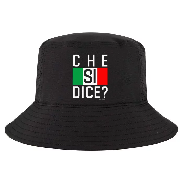 Che Si Dice Italian Whats Up Hows It Going Cool Comfort Performance Bucket Hat