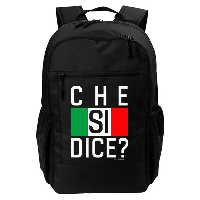 Che Si Dice Italian Whats Up Hows It Going Daily Commute Backpack