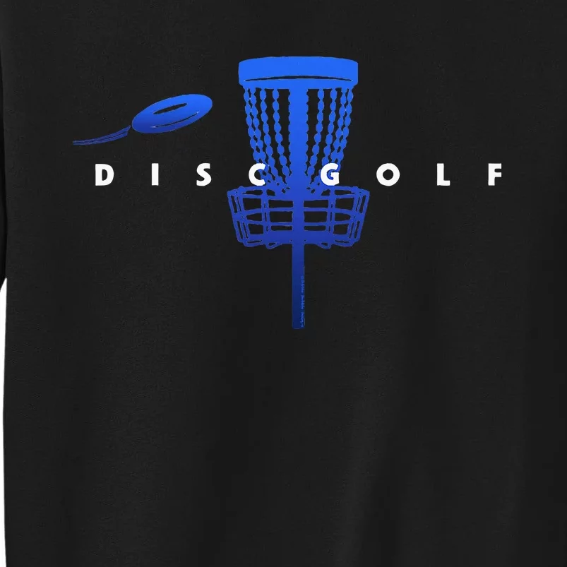 Cool Stylized Disc Golf With Basket And Disc Disk Golf Sweatshirt