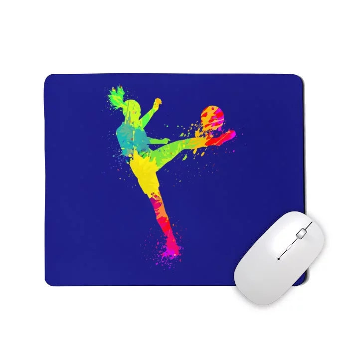 Cool Soccer Design Soccer Player Sport Lover Mousepad