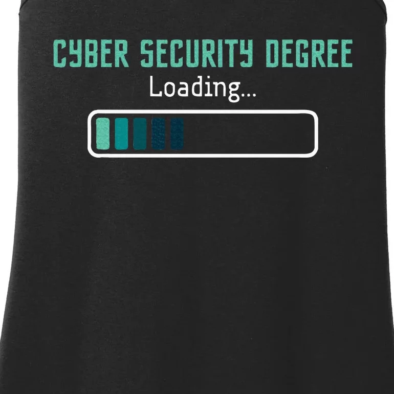 Cyber Security Degree Loading Computer Programmer Hacker Ladies Essential Tank