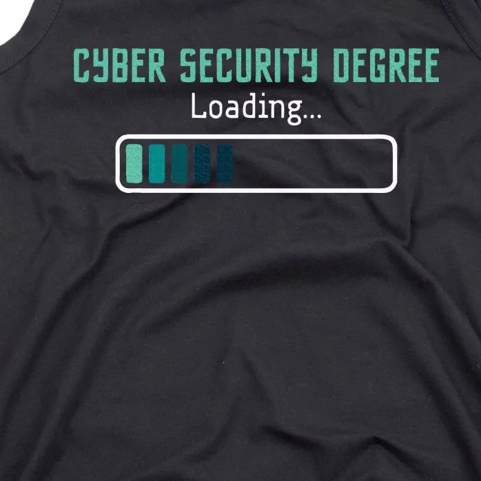 Cyber Security Degree Loading Computer Programmer Hacker Tank Top