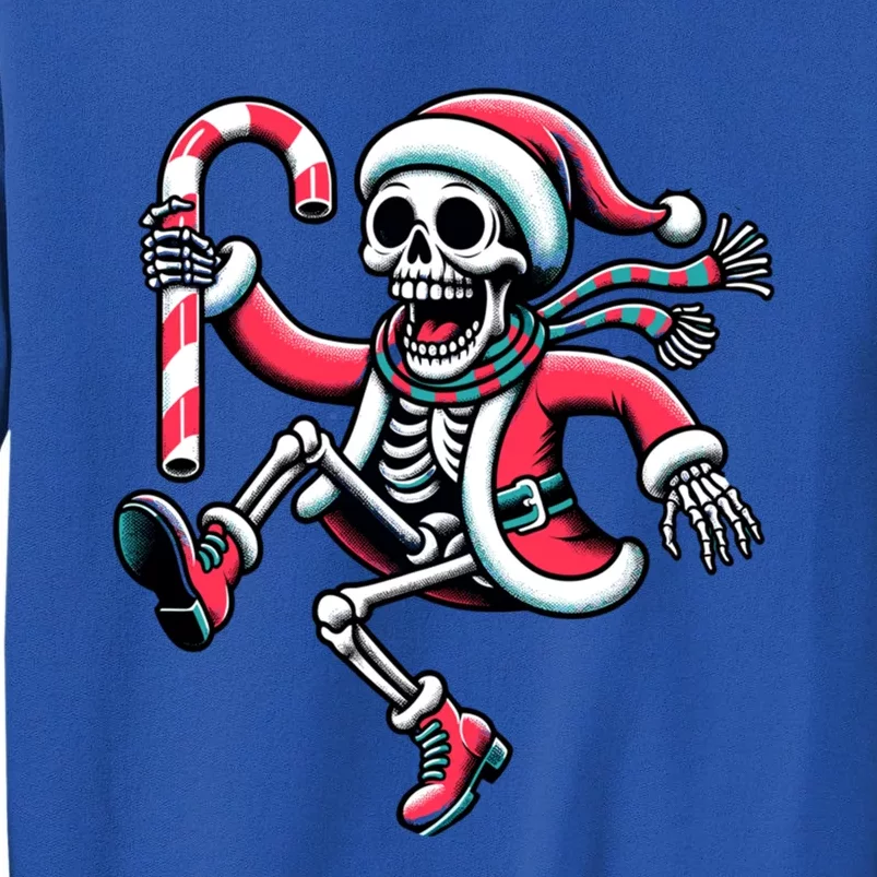 Christmas Skeleton Dancing Family Matching Pajama Retro Xmas Cute Gift Tall Sweatshirt