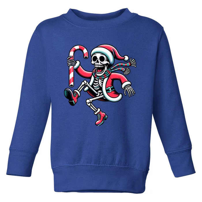 Christmas Skeleton Dancing Family Matching Pajama Retro Xmas Cute Gift Toddler Sweatshirt