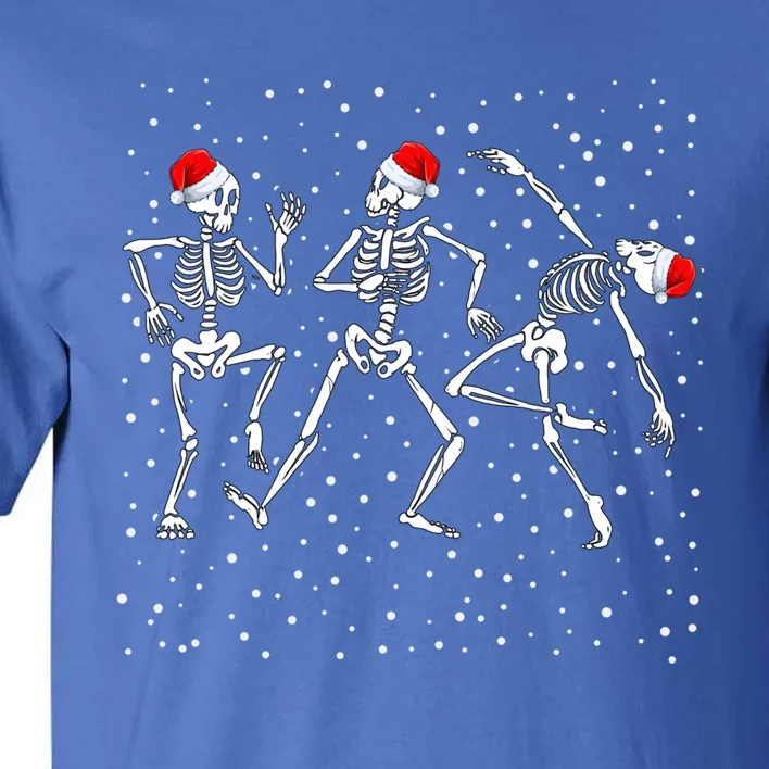 Christmas Skeleton Dancing Funny Xmas Gift Tall T-Shirt