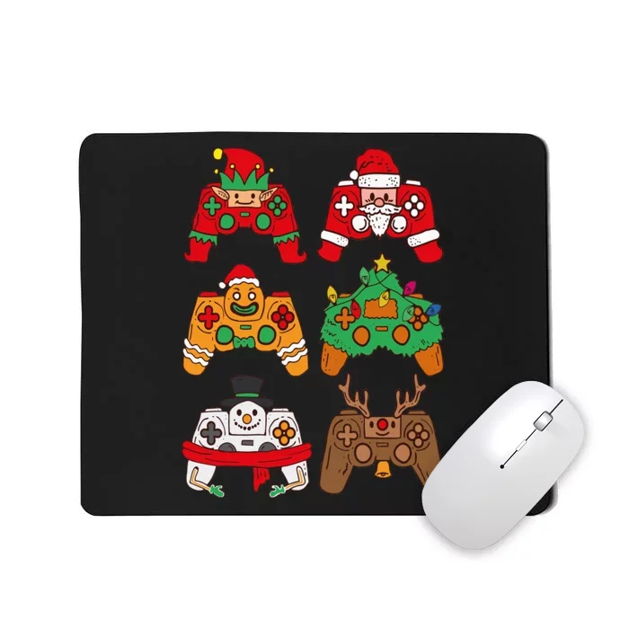 Christmas Santa deer gaming controllers Mousepad