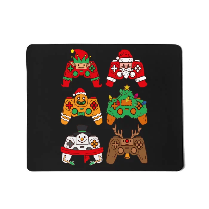 Christmas Santa deer gaming controllers Mousepad