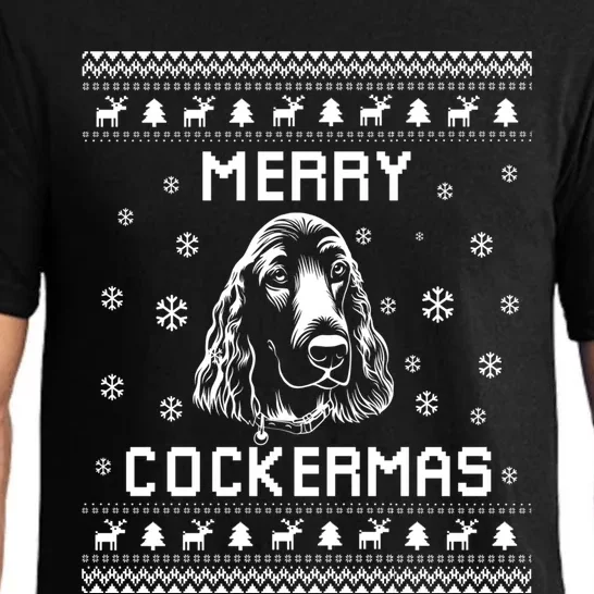 Cocker Spaniel Dog Owner Ugly Christmas Sweater For Holidays Gift Pajama Set