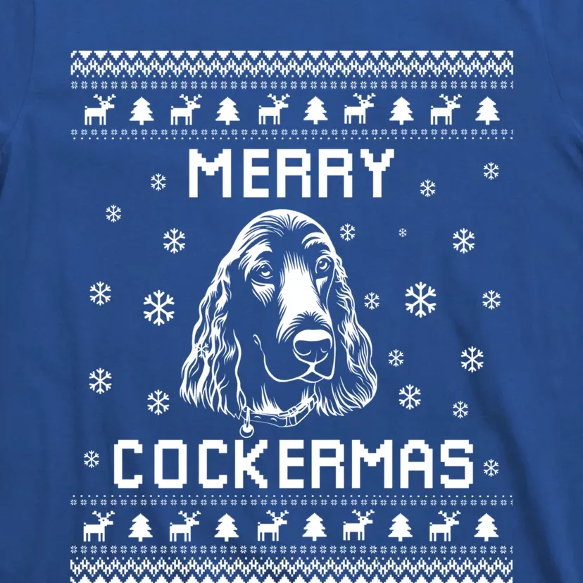 Cocker Spaniel Dog Owner Ugly Christmas Sweater For Holidays Gift T-Shirt