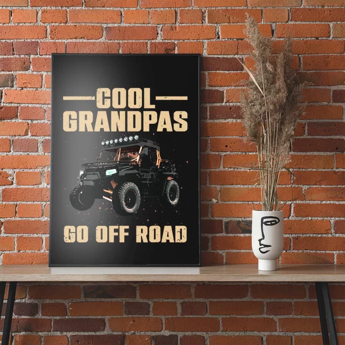 Cool SxS Design For Grandpa Off Road Ride UTV SxS Riding Poster