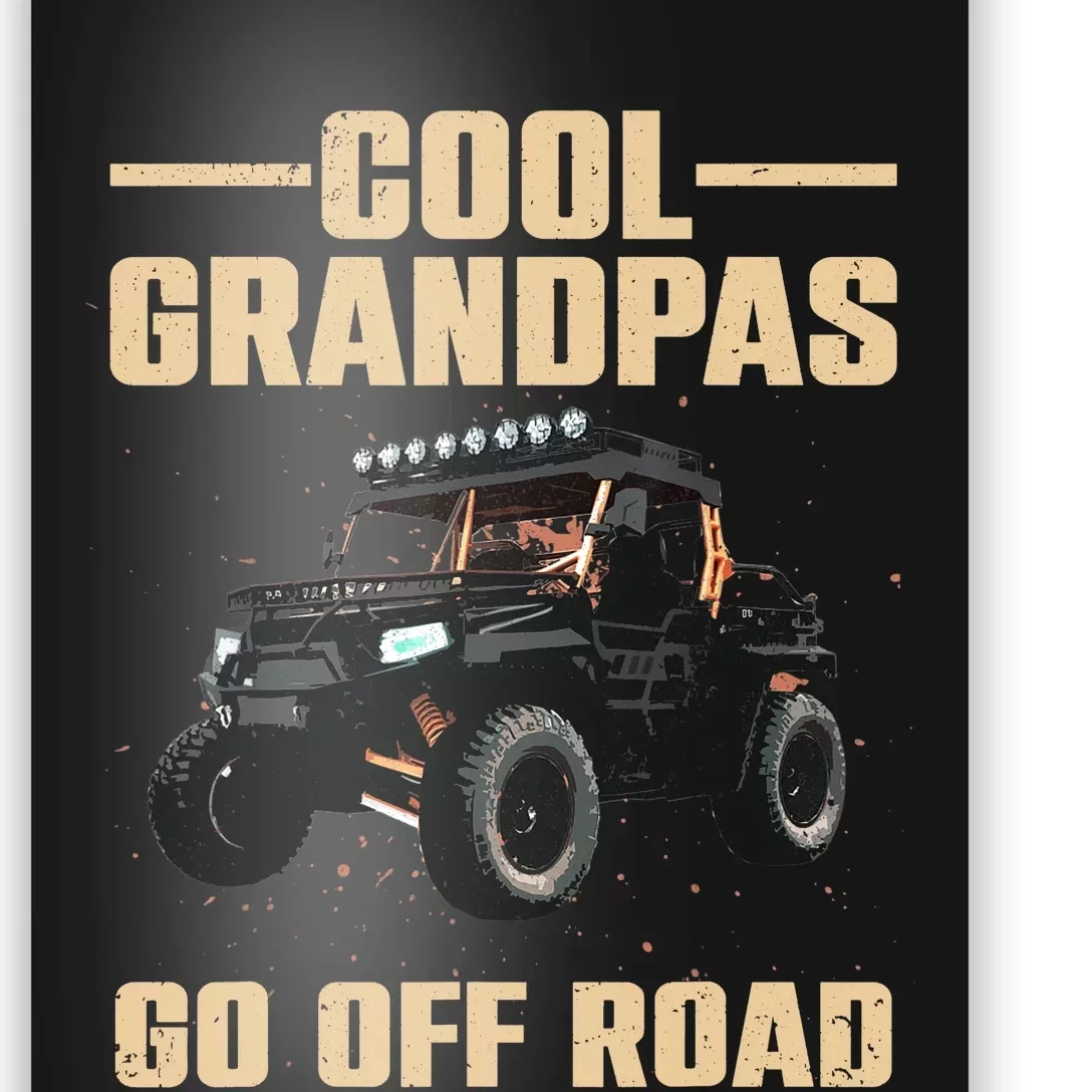 Cool SxS Design For Grandpa Off Road Ride UTV SxS Riding Poster