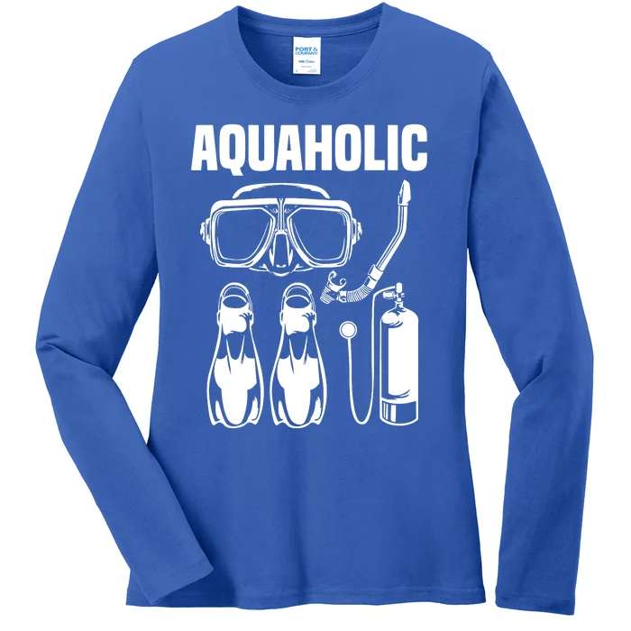 Cool Scuba Diving Ladies Long Sleeve Shirt