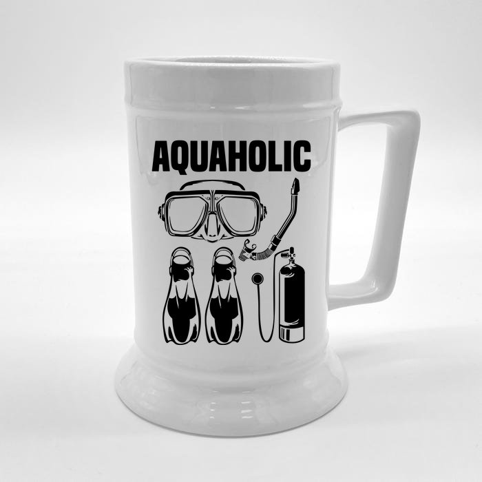 Cool Scuba Diving Front & Back Beer Stein