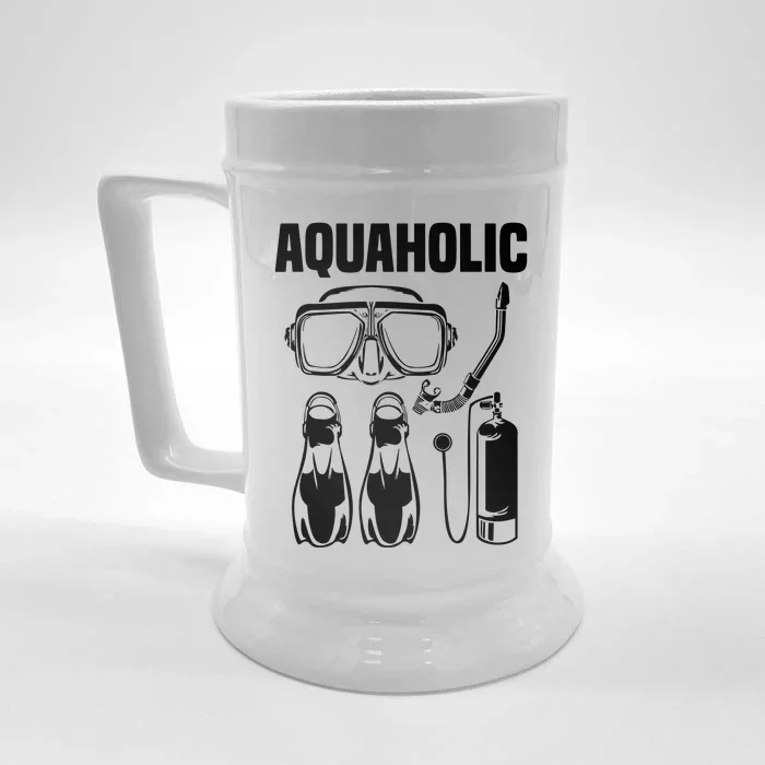 Cool Scuba Diving Front & Back Beer Stein