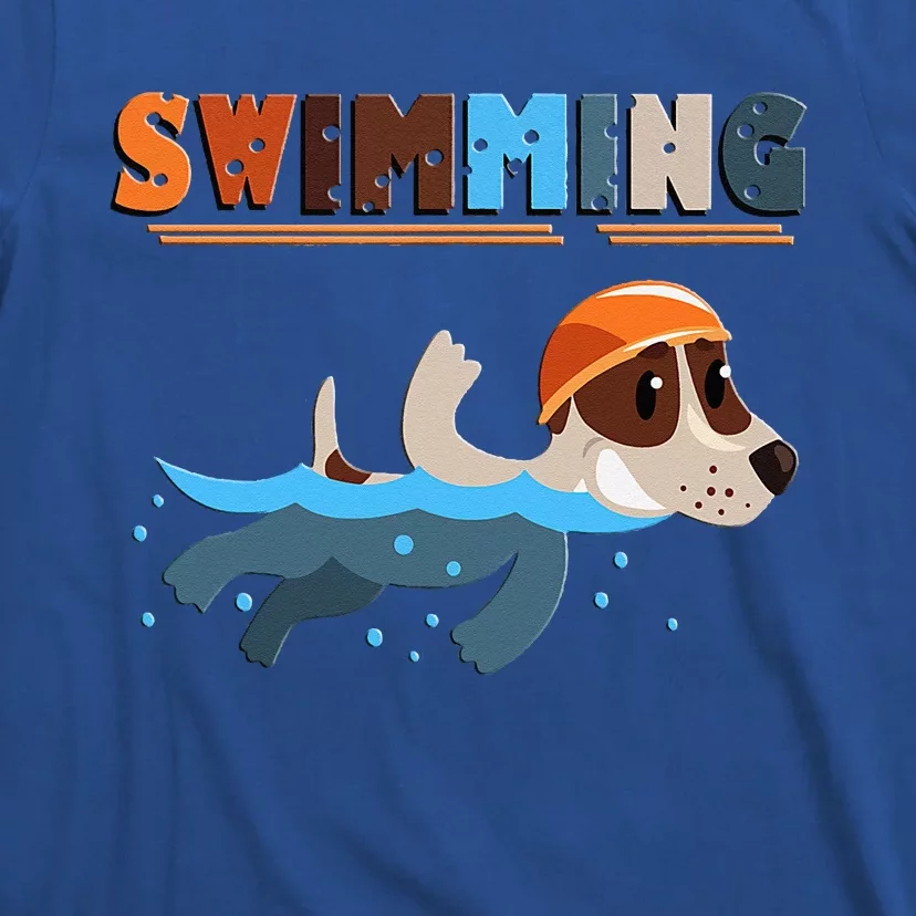 Cutie Swimming Dogs Funny T-Shirt