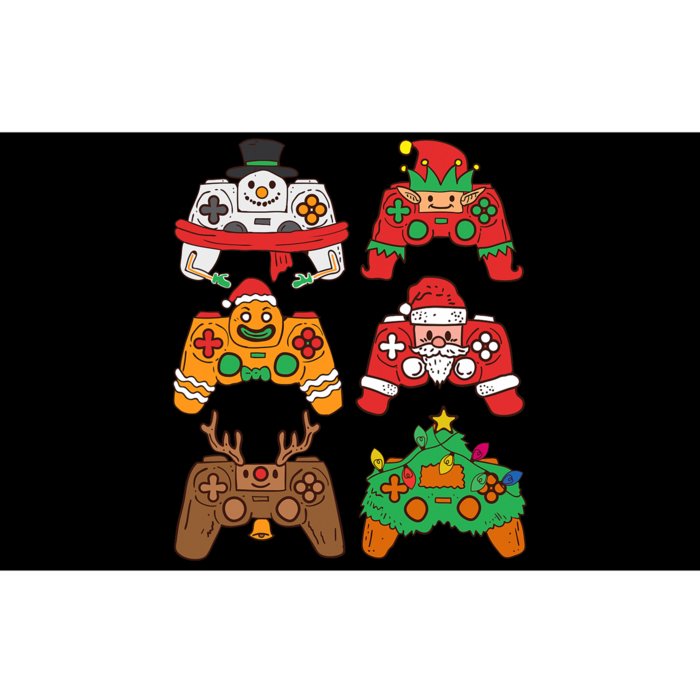 Christmas Santa deer gaming controllers Bumper Sticker