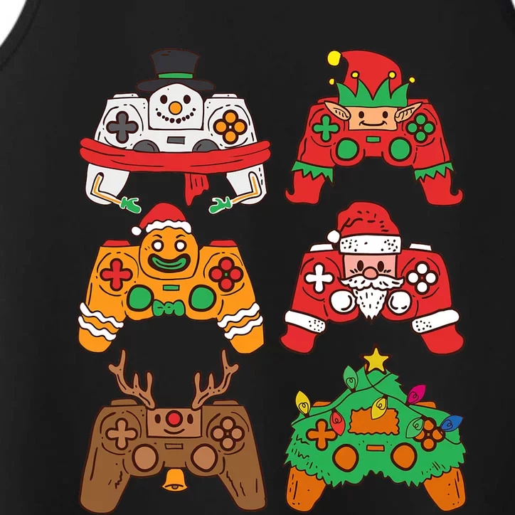 Christmas Santa deer gaming controllers Performance Tank