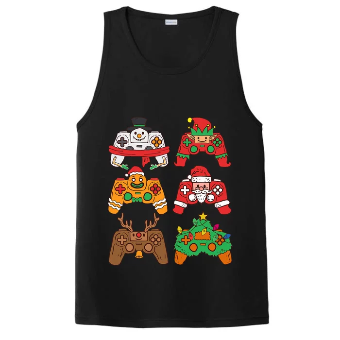 Christmas Santa deer gaming controllers Performance Tank