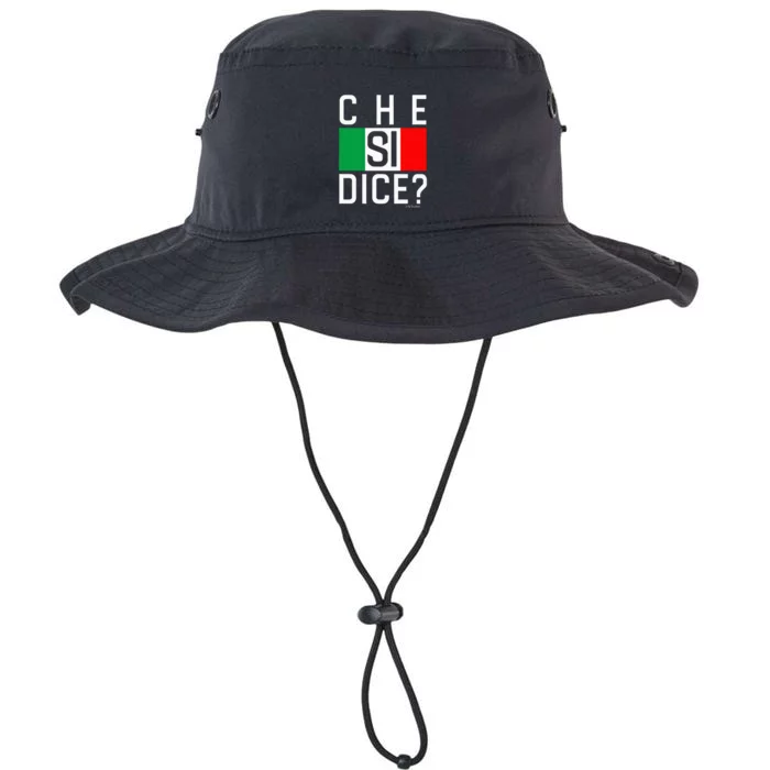 Che Si Dice Funny Italian Saying WhatS Up HowS It Going Legacy Cool Fit Booney Bucket Hat