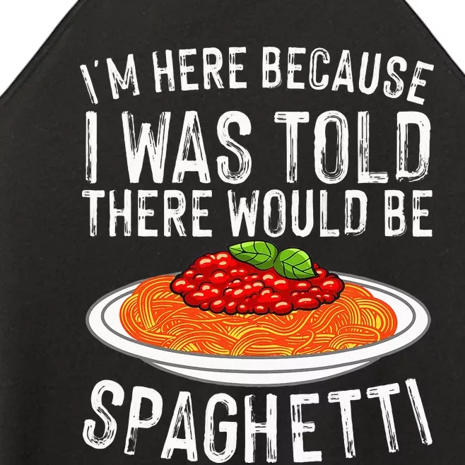 Cute Spaghetti Design For Men Women Spaghetti Pasta Lovers Women’s Perfect Tri Rocker Tank