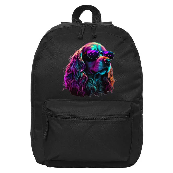 Cocker Spaniel Dogs Cocker Spaniels funny dog 16 in Basic Backpack