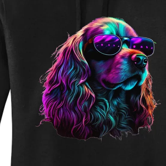 Cocker Spaniel Dogs Cocker Spaniels funny dog Women's Pullover Hoodie