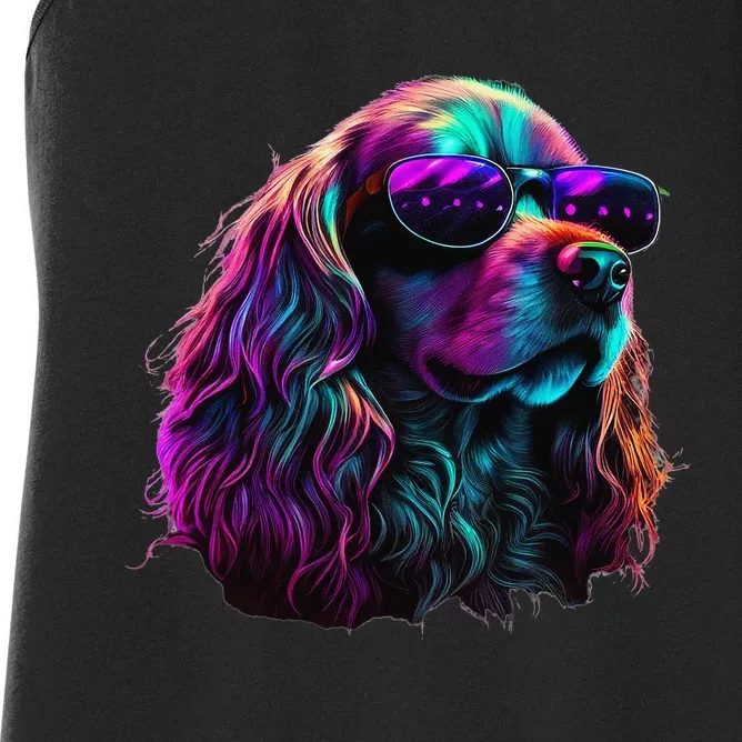 Cocker Spaniel Dogs Cocker Spaniels funny dog Women's Racerback Tank