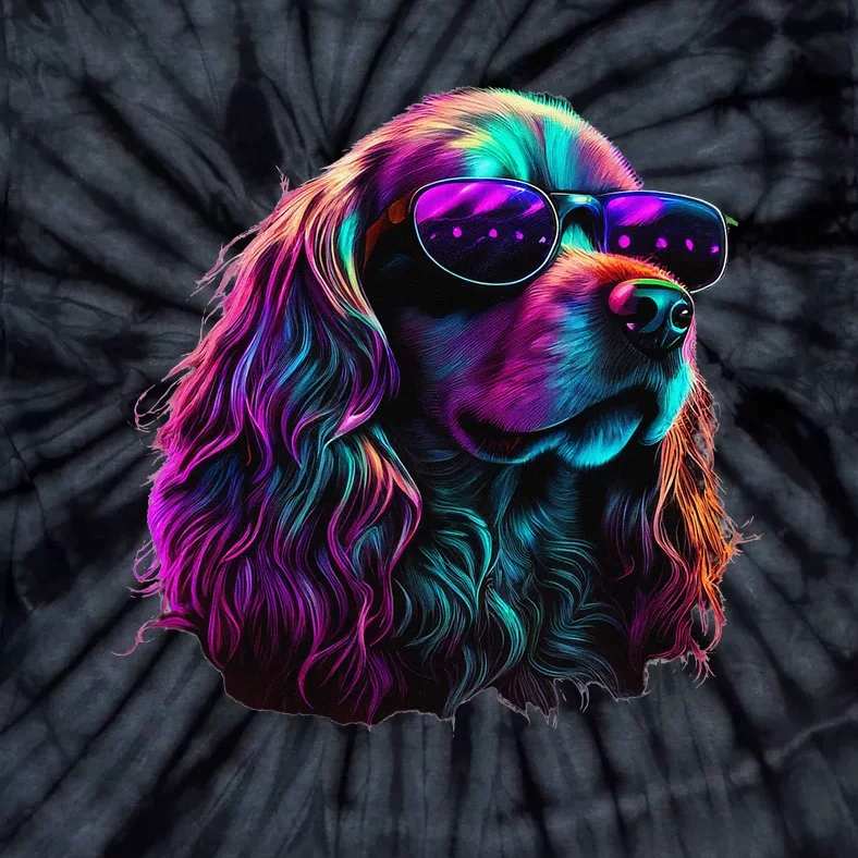 Cocker Spaniel Dogs Cocker Spaniels funny dog Tie-Dye T-Shirt