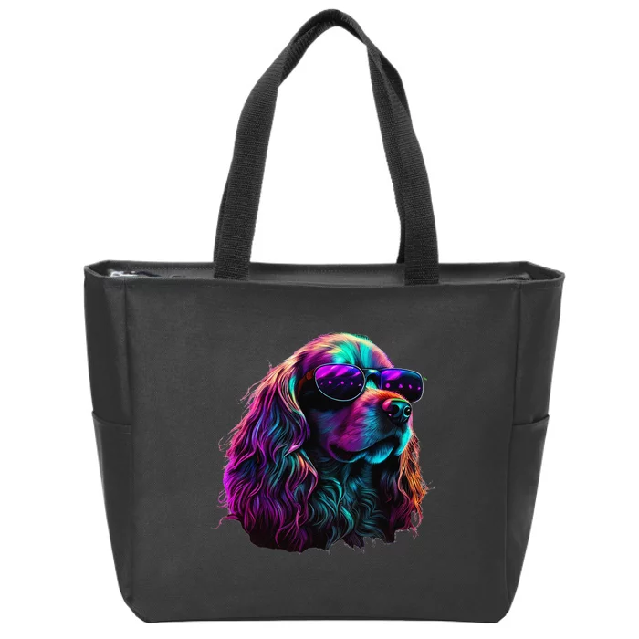 Cocker Spaniel Dogs Cocker Spaniels funny dog Zip Tote Bag