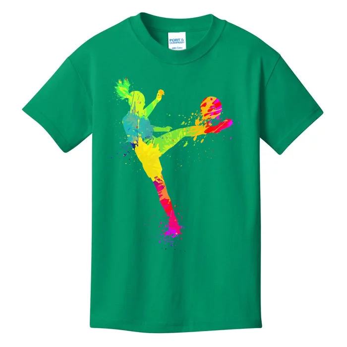 Cool Soccer Design For Women Soccer Player Kids T-Shirt