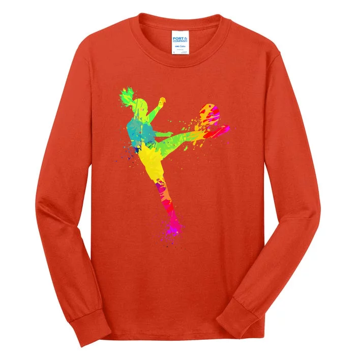 Cool Soccer Design For Women Soccer Player Tall Long Sleeve T-Shirt