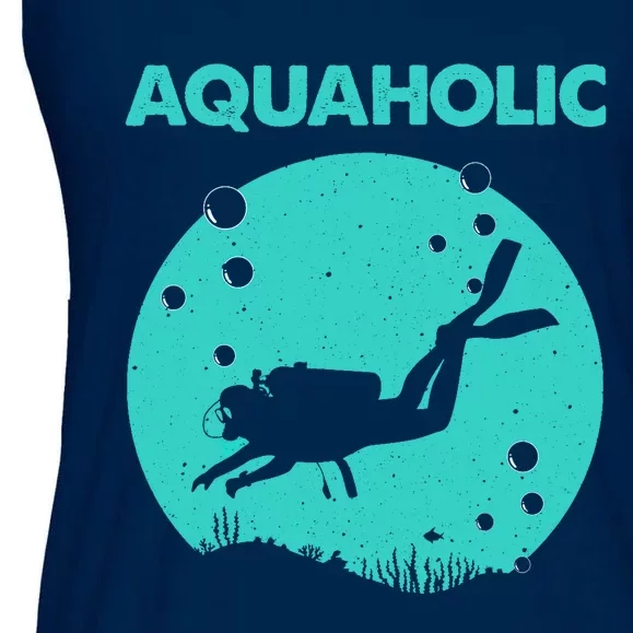 Cool Scuba Diving Themed Design For Scuba Dive Ladies Essential Flowy Tank