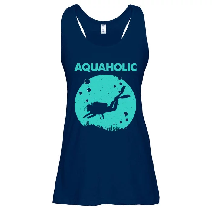 Cool Scuba Diving Themed Design For Scuba Dive Ladies Essential Flowy Tank