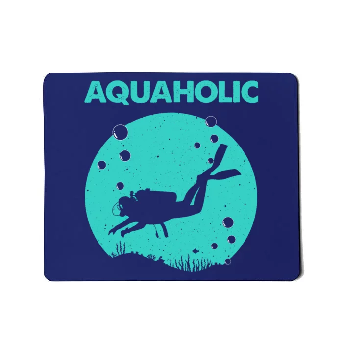 Cool Scuba Diving Themed Design For Scuba Dive Mousepad