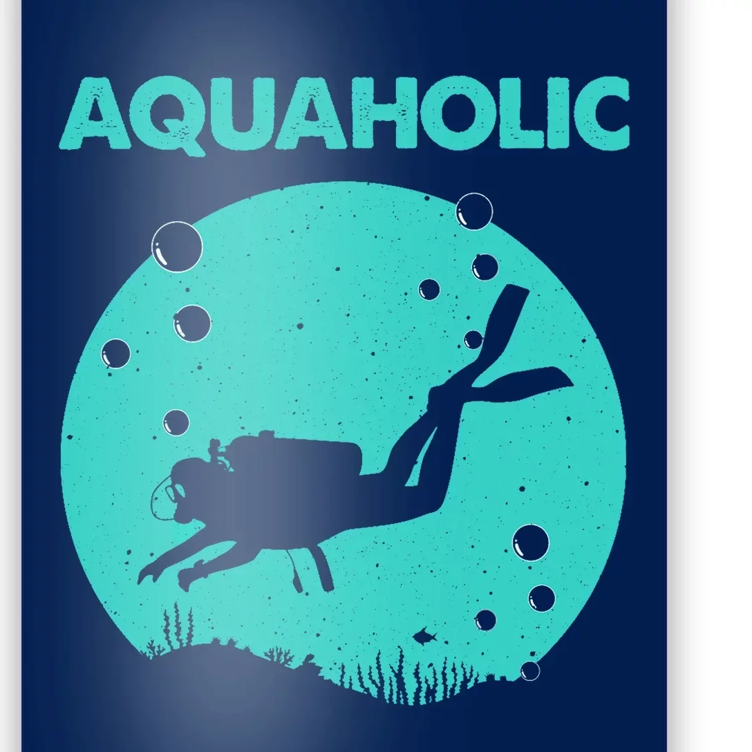 Cool Scuba Diving Themed Design For Scuba Dive Poster