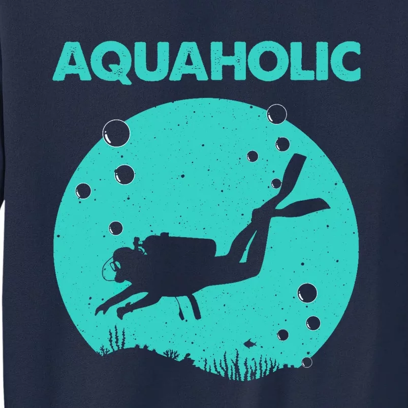 Cool Scuba Diving Themed Design For Scuba Dive Tall Sweatshirt