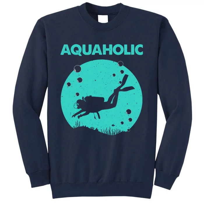 Cool Scuba Diving Themed Design For Scuba Dive Tall Sweatshirt