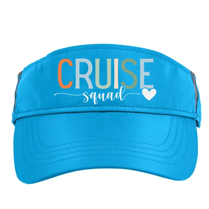 Cruise Squad Design Family Vacation Matching Family Group Meaningful Gift Adult Drive Performance Visor