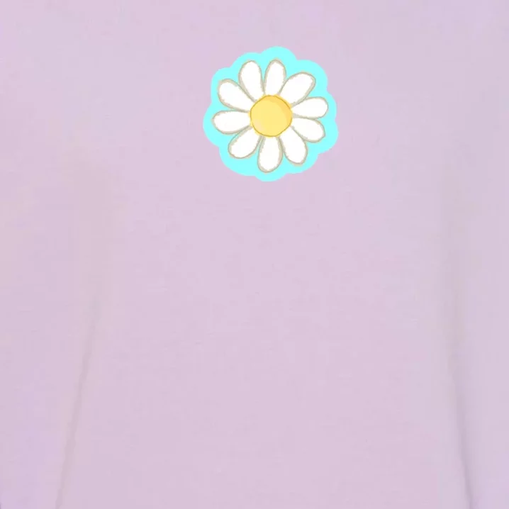 Cool Summer Daisy Aesthetic Garment-Dyed Sweatshirt