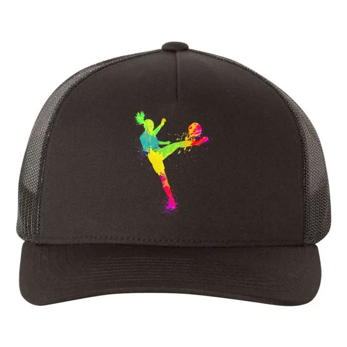 Cool Soccer Design Soccer Player Sport Lover Yupoong Adult 5-Panel Trucker Hat