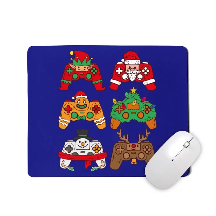 Christmas Santa Deer Gaming Controllers Gift Mousepad