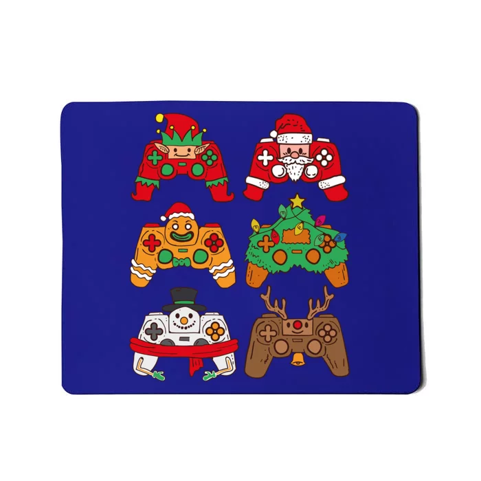 Christmas Santa Deer Gaming Controllers Gift Mousepad