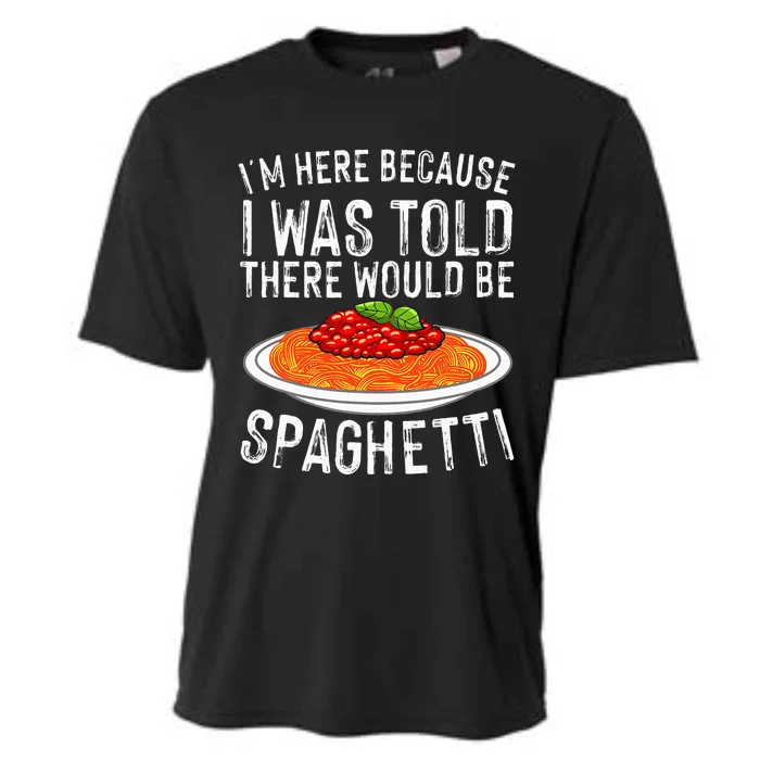 Cute Spaghetti Design For Men Women Spaghetti Pasta Lovers Cooling Performance Crew T-Shirt