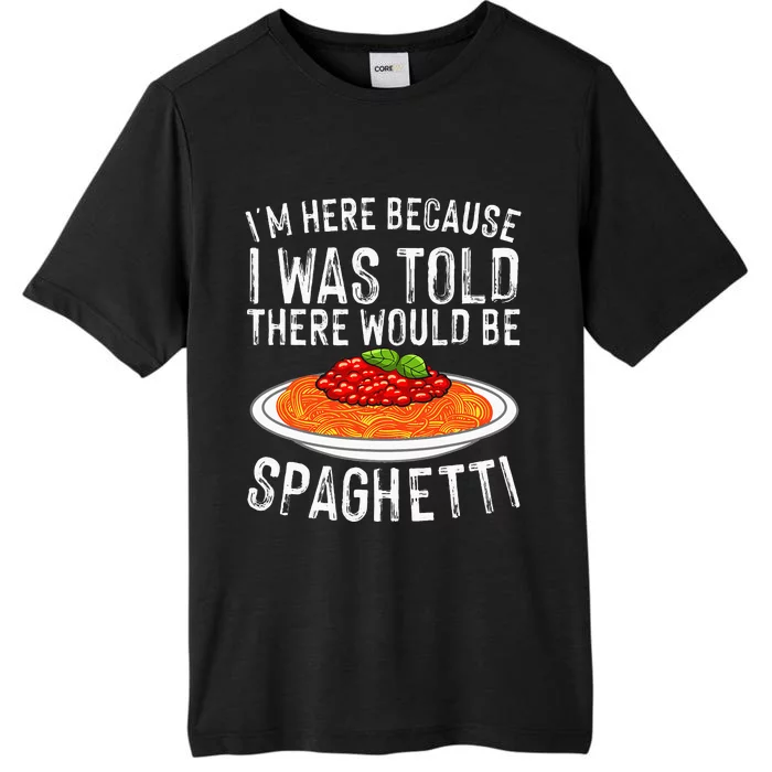 Cute Spaghetti Design For Men Women Spaghetti Pasta Lovers ChromaSoft Performance T-Shirt