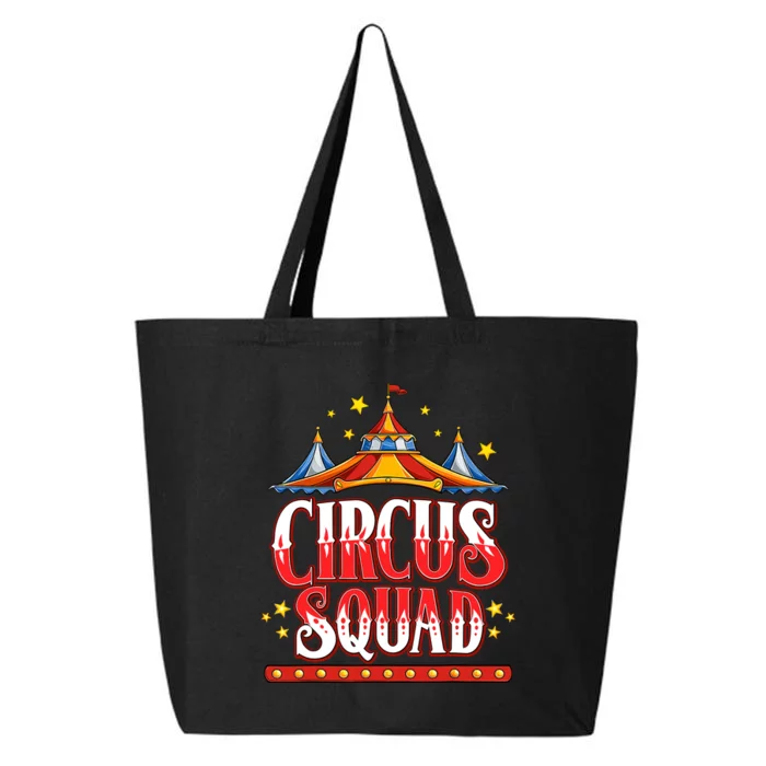 Circus Squad Event Carnival Staff Birthday Party Theme Show 25L Jumbo Tote