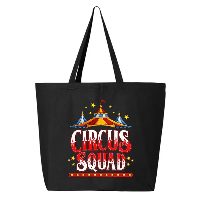 Circus Squad Event Carnival Staff Birthday Party Theme Show 25L Jumbo Tote