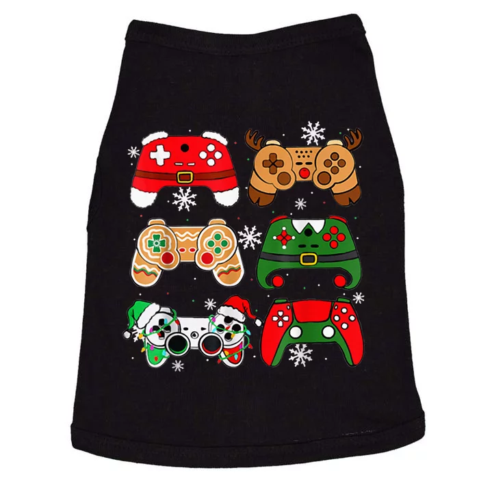 Christmas Santa Elf Gaming Controllers Gamer Doggie Tank