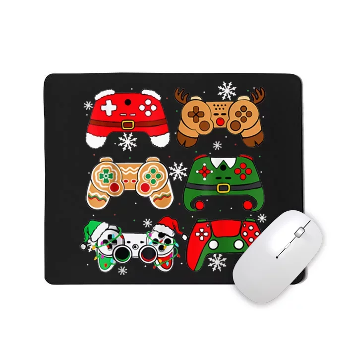 Christmas Santa Elf Gaming Controllers Gamer Mousepad