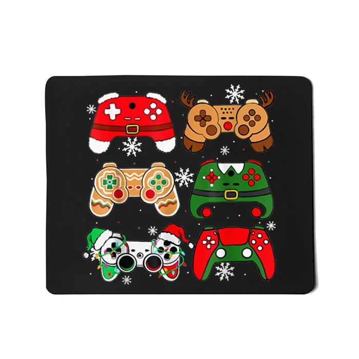 Christmas Santa Elf Gaming Controllers Gamer Mousepad