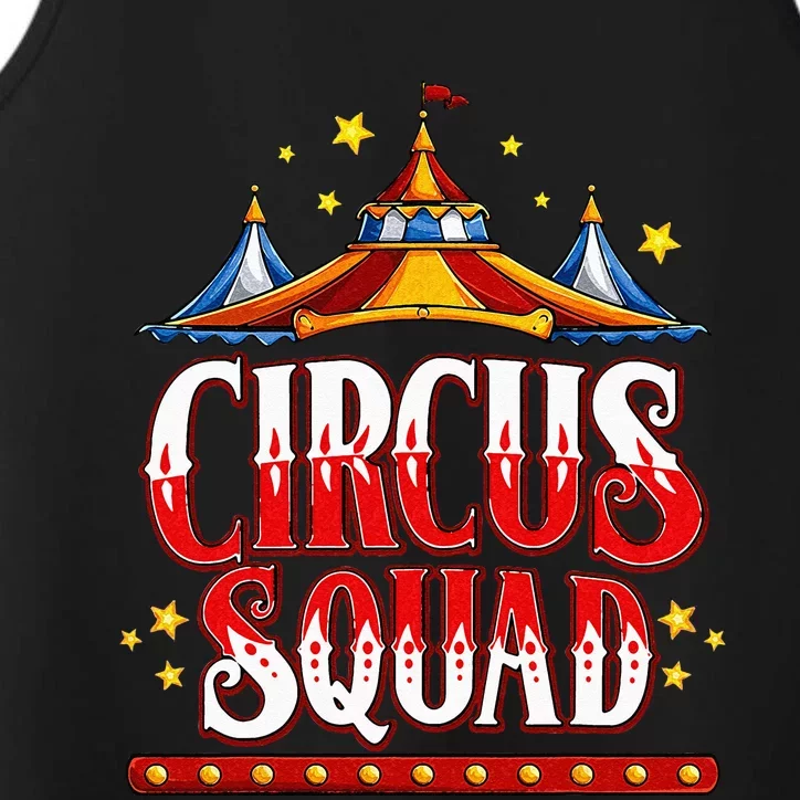 Circus Squad Event Carnival Staff Birthday Party Theme Show Performance Tank